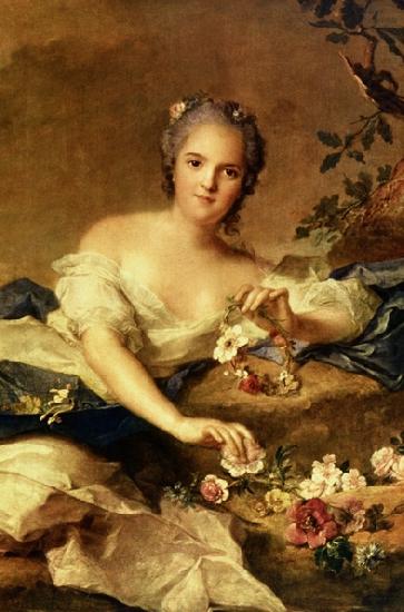 Jean Marc Nattier known as Madame Henriette represented as Flora in china oil painting image